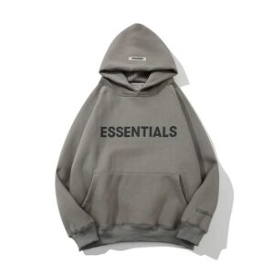 gray and black hoodie