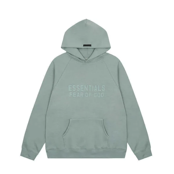 blue essentials hoodie