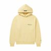 essentials cream hoodie