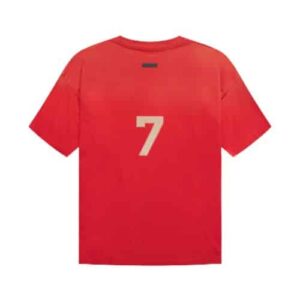 Fear of God Essentials 7 T-Shirt Red