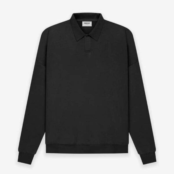 Fear of God Essentials Polo Black Sweatshirt