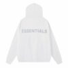 reflective white hoodie