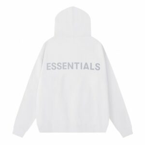 reflective white hoodie