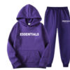 Essentials Hoodie Purple Tracksuit