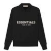 essentials black sweatshirt