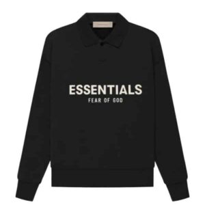 essentials black sweatshirt