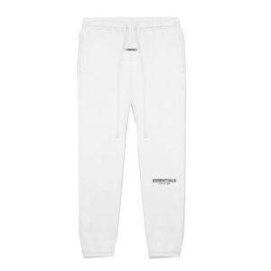 fear of god essentials sweatpants white