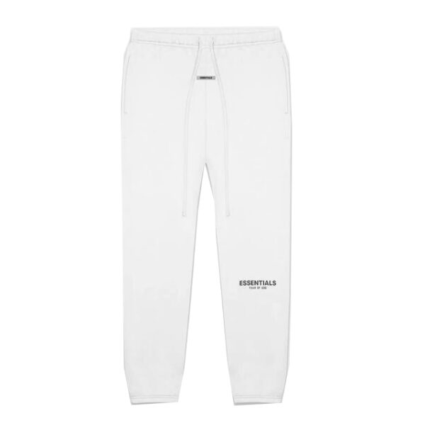 fear of god essentials sweatpants white