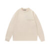 Essentials Round Neck Sweatshirt Egg Shell White