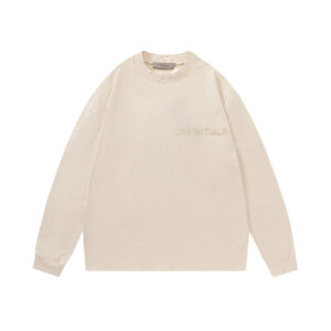 Essentials Round Neck Sweatshirt Egg Shell White