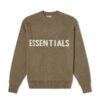 Essentials Fear of God Round Neck brown Sweater