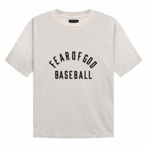 Fear of God Baseball T- Shirt Cream