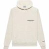 essentials pullover hoodie oatmeal